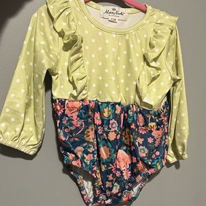 Marie Nicole bubble romper 6-12m NWT